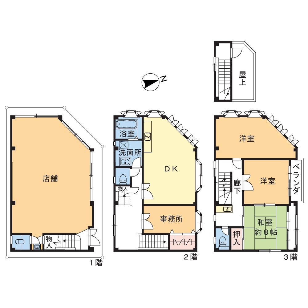 住之江区中加賀屋古家付土地
